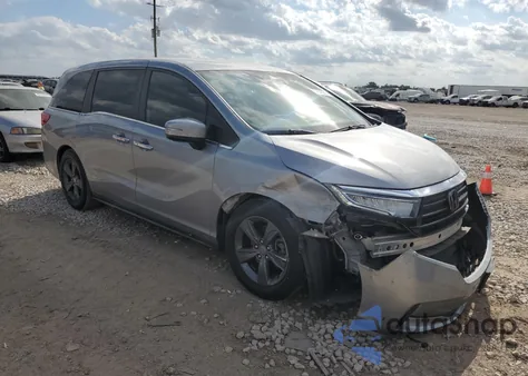 2022 Honda Odyssey Ex z USA, uszkodzony, nr VIN 5FNRL6H58NB018529